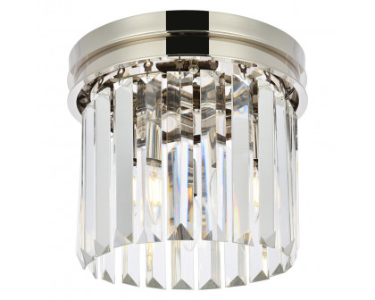 Elegant Urban Classic Flush Mount - Polished Nickel, L 12" (1238F12PN-RC)