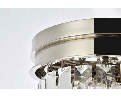 Elegant Urban Classic Flush Mount - Polished Nickel, L 12" (1238F12PN-RC)