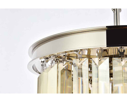 Elegant Urban Classic Flush Mount - Polished Nickel/Gold, L 16" (1238F16PN-GT-RC)