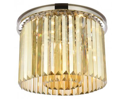 Elegant Urban Classic Flush Mount - Polished Nickel/Gold, L 20" (1238F20PN-GT-RC)