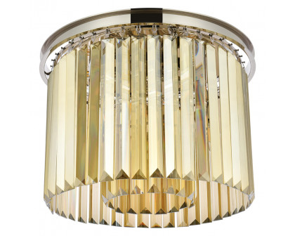 Elegant Urban Classic Flush Mount - Polished Nickel/Gold, L 20" (1238F20PN-GT-RC)