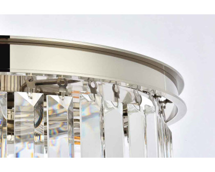 Elegant Urban Classic Flush Mount - Polished Nickel, L 20" (1238F20PN-RC)