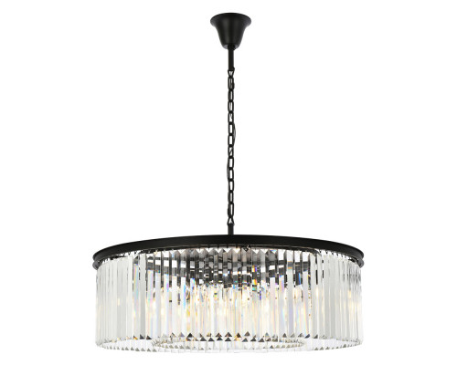 Elegant Urban Classic Pendant - Matte Black, L 43" (1238G43MB-RC)