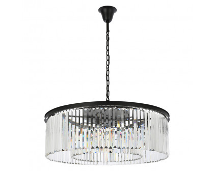 Elegant Urban Classic Pendant - Matte Black, L 43" (1238G43MB-RC)