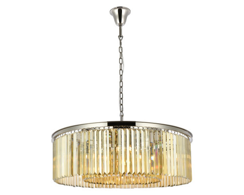 Elegant Urban Classic Pendant - Polished Nickel/Gold, L 43" (1238G43PN-GT-RC)