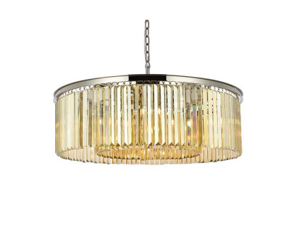 Elegant Urban Classic Pendant - Polished Nickel/Gold, L 43" (1238G43PN-GT-RC)