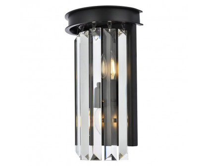 Elegant Urban Classic Wall Sconce - Matte Black (1238W8MB-RC)