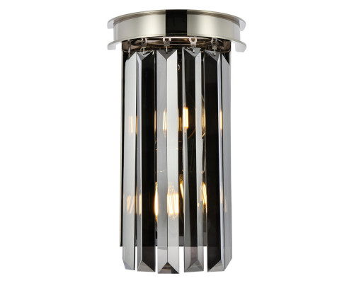 Elegant Urban Classic Wall Sconce - Polished Nickel/Silver Shade (1238W8PN-SS-RC)