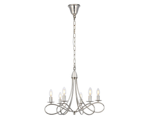 Elegant Urban Classic Lyndon Collection Pendant Lamp - Polished Nickel, L 24" (1452D22PN)