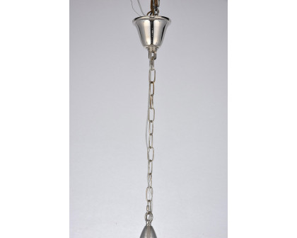 Elegant Urban Classic Lyndon Collection Pendant Lamp - Polished Nickel, L 24" (1452D22PN)