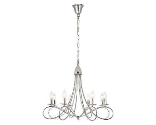 Elegant Urban Classic Lyndon Collection Pendant Lamp - Polished Nickel, L 28" (1452D28PN)