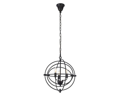 Elegant Urban Classic Vienna Collection Pendant Lamp - Dark Bronze, L 17" (1453D17DB)