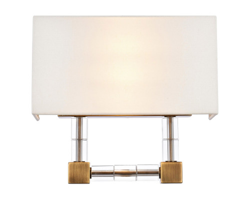 Elegant Urban Classic Crystal Collection Wall Sconce - Burnished Brass (1461W13BB)