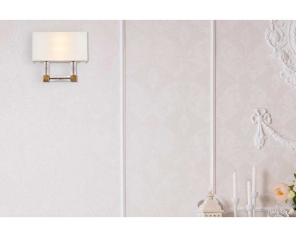 Elegant Urban Classic Crystal Collection Wall Sconce - Burnished Brass (1461W13BB)