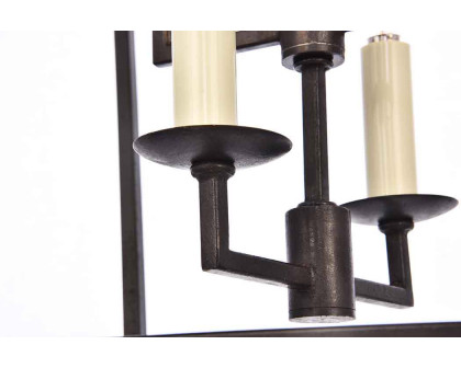 Elegant Urban Classic Denmark Collection 4-Light Pendant Lamp - Vintage Bronze/Gold, L 12" (1512D12VB)