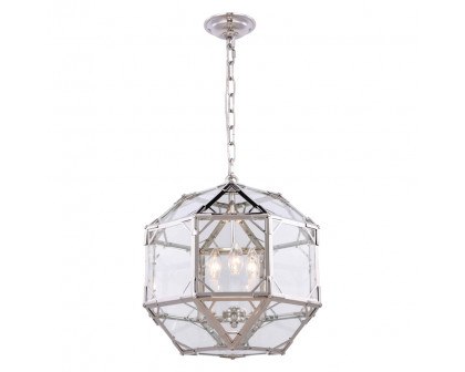 Elegant - Parisian Octagonal 3 Lights Pendant