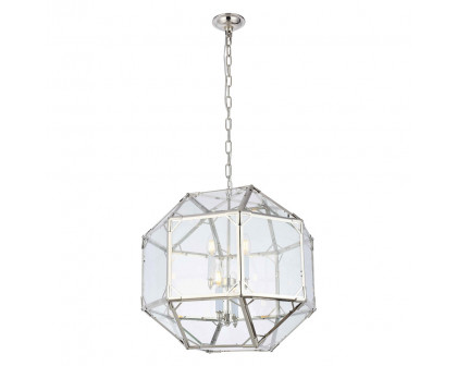 Elegant - Parisian Octagonal 3 Lights Pendant