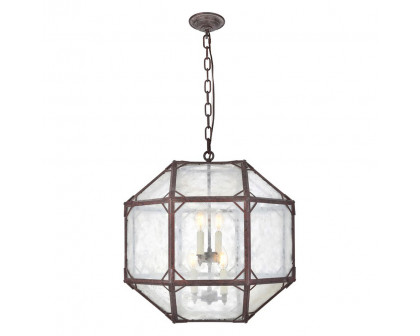 Elegant - Parisian Octagonal 3 Lights Pendant