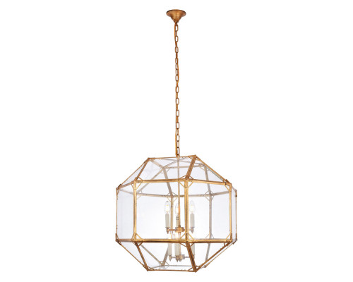 Elegant - Parisian Octagonal 3 Lights Pendant