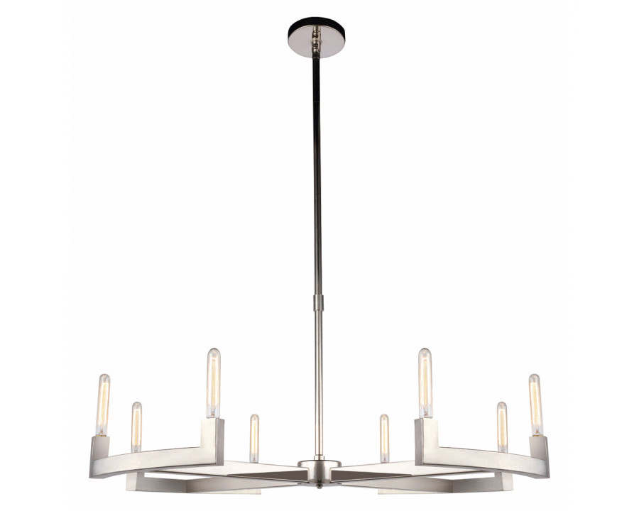 Elegant Urban Classic Chandelier - Polished Nickel, L 48" (1535G48PN)