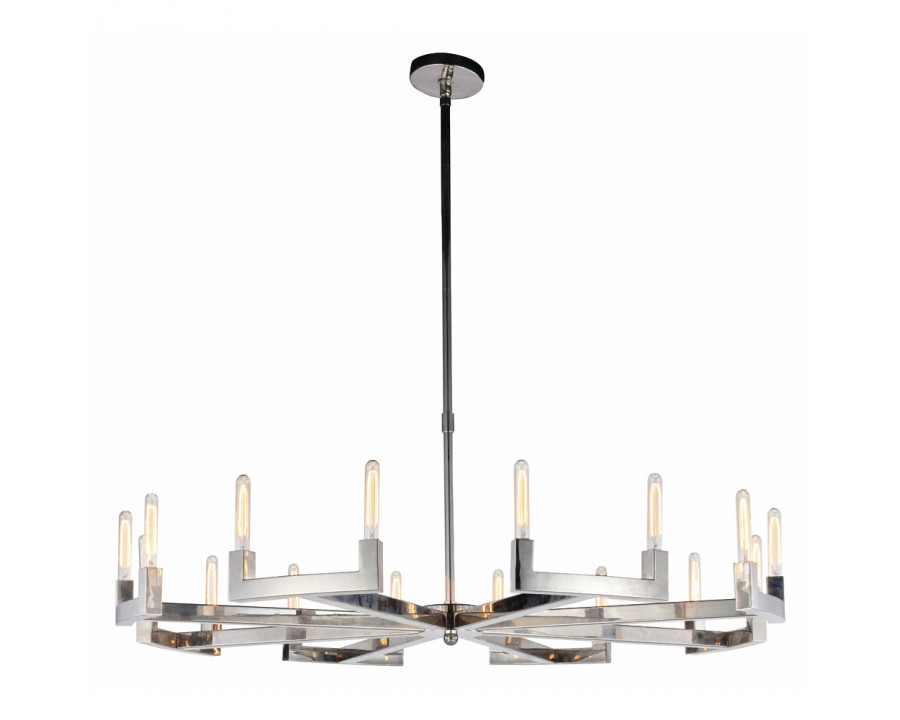 Elegant Urban Classic Chandelier - Polished Nickel, L 60" (1535G60PN)