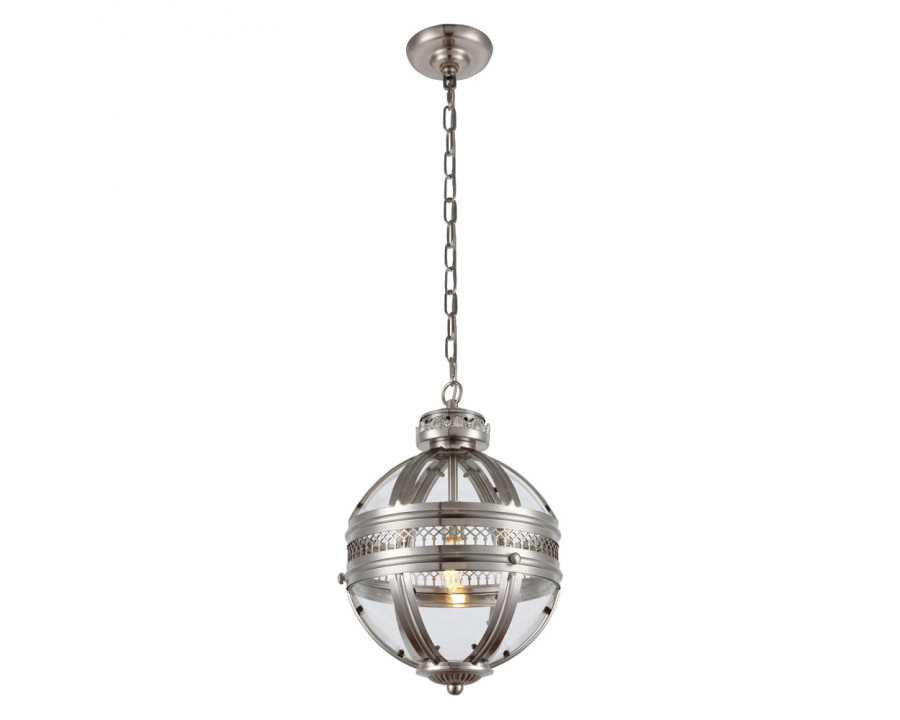 Elegant - Victorian Hotel 1 Light 12" Pendant Light (1700D12SN)