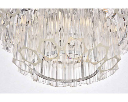 Elegant Chandelier - Chrome, L 23.6" (1706D23C)