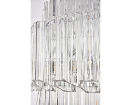 Elegant Chandelier - Chrome, L 23.6" (1706D23C)