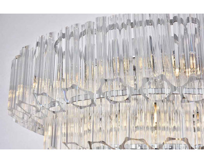 Elegant Chandelier - Chrome, L 26" (1706D26C)