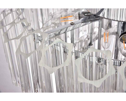 Elegant Chandelier - Chrome, L 26" (1706D26C)