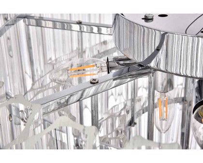 Elegant Chandelier - Chrome, L 26" (1706D26C)