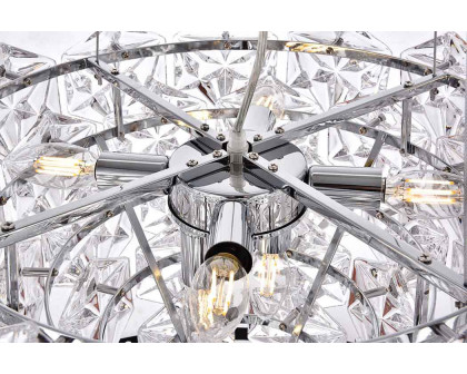 Elegant Pendant Light - Chrome, L 19.7" (1708D19C)