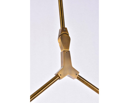 Elegant Cavoli 5 Lights Chandelier - Brass (1712D42BR)