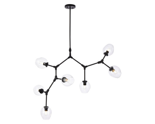 Elegant Urban Classic Cavoli 11 Lights Chandelier - Black, L 57" (1712G57BK)