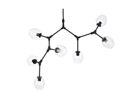 Elegant Urban Classic Cavoli 11 Lights Chandelier - Black, L 57" (1712G57BK)