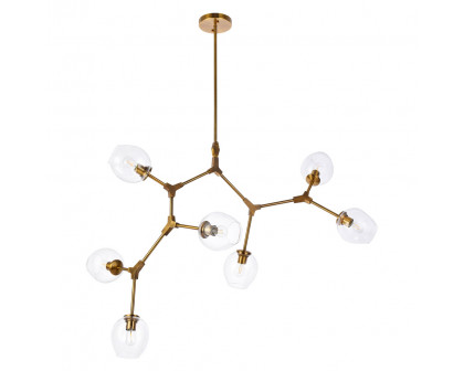 Elegant Urban Classic Cavoli 11 Lights Chandelier - Brass, L 57" (1712G57BR)