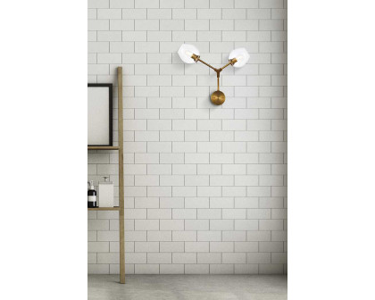 Elegant Urban Classic Cavoli 2 Light - Brass (1712W26BR)