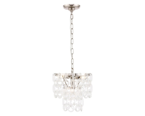 Elegant Urban Classic Eden 3 Lights Pendant - Polished Nickel, L 12" (1713D12PN)