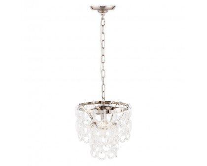 Elegant Urban Classic Eden 3 Lights Pendant - Polished Nickel, L 12" (1713D12PN)