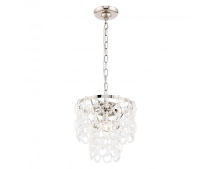 Elegant Urban Classic Eden 3 Lights Pendant - Polished Nickel, L 12" (1713D12PN)