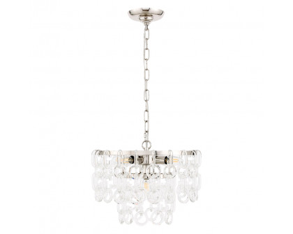 Elegant Urban Classic Eden 3 Lights Pendant - Polished Nickel, L 16" (1713D16PN)