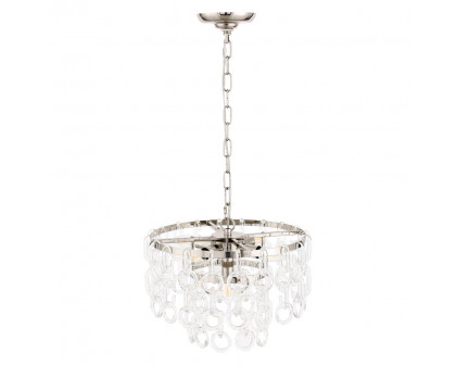 Elegant Urban Classic Eden 3 Lights Pendant - Polished Nickel, L 16" (1713D16PN)