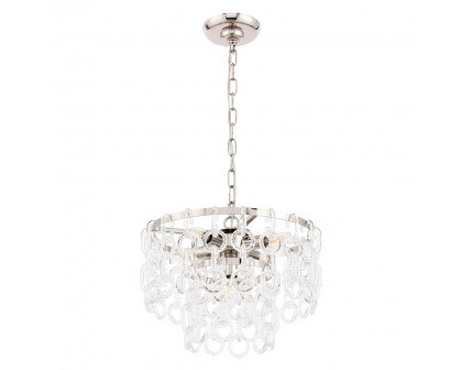 Elegant Urban Classic Eden 3 Lights Pendant - Polished Nickel, L 16" (1713D16PN)