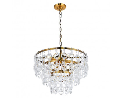 Elegant Urban Classic Eden 3 Lights Pendant - Light Antique Brass, L 20" (1713D20LAB)