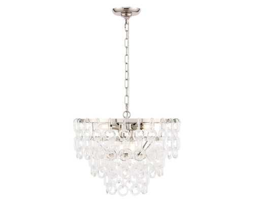 Elegant Urban Classic Eden 3 Lights Pendant - Polished Nickel, L 20" (1713D20PN)