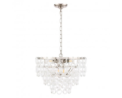 Elegant Urban Classic Eden 3 Lights Pendant - Polished Nickel, L 20" (1713D20PN)