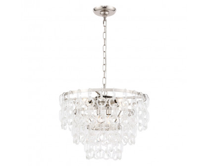 Elegant Urban Classic Eden 3 Lights Pendant - Polished Nickel, L 20" (1713D20PN)