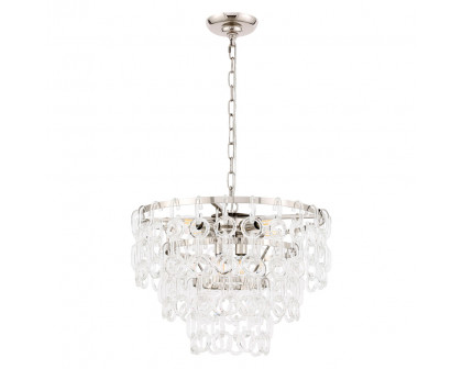 Elegant Urban Classic Eden 3 Lights Pendant - Polished Nickel, L 20" (1713D20PN)