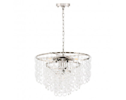 Elegant Urban Classic Eden 3 Lights Pendant - Polished Nickel, L 24" (1713D24PN)