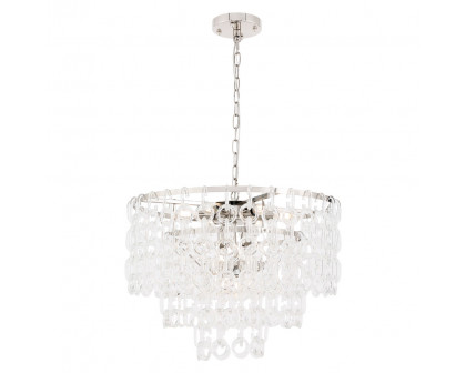 Elegant Urban Classic Eden 3 Lights Pendant - Polished Nickel, L 24" (1713D24PN)